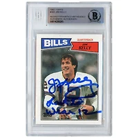 Jim Kelly Buffalo Bills Carte de recrue autographiée Topps #362 Beckett de 1987 avec l'inscription « LAST TO WEAR 12 » et vue par des fanatiques