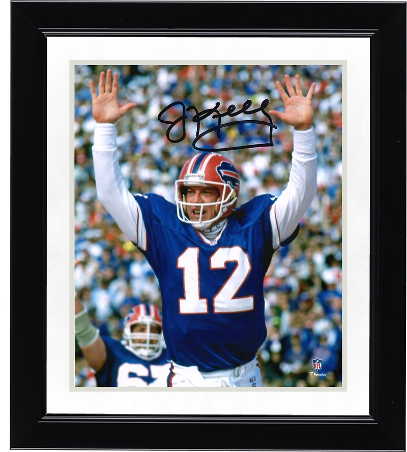 Jim Kelly Buffalo Bills Autographed 8" x 10" Arms Up Celebration Photograph
