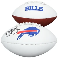 Jim Kelly Buffalo Bills Autographed Franklin White Panel Football