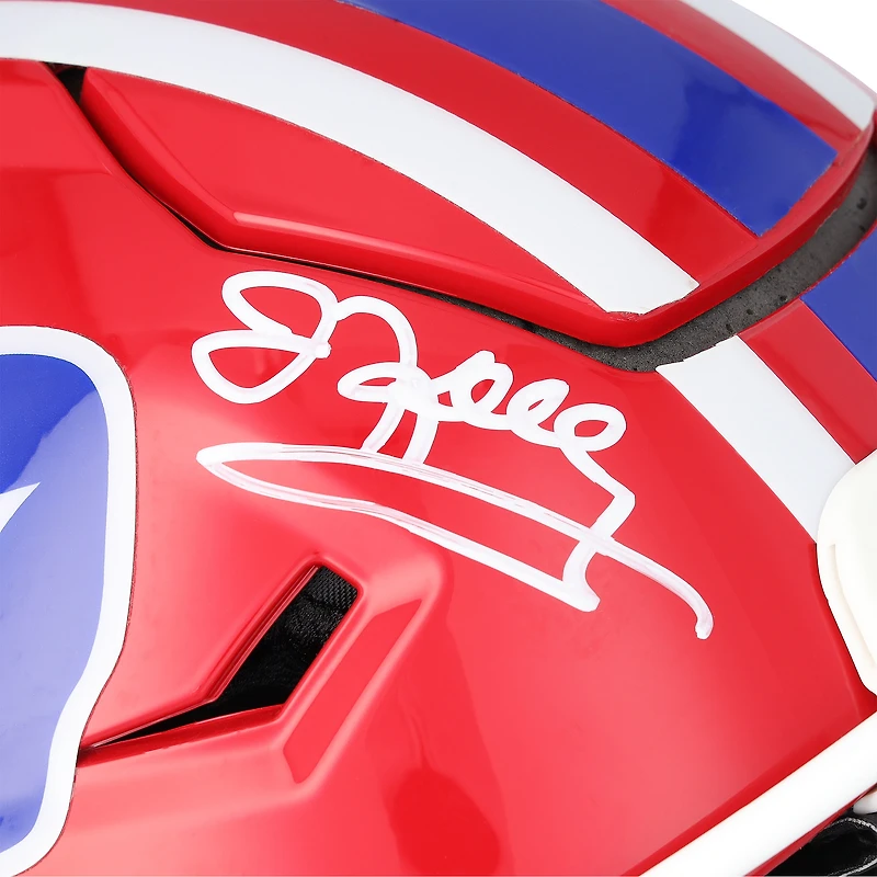 Jim Kelly Buffalo Bills Autographed Riddell 1987-2001 Throwback Speed Flex Authentic Helmet