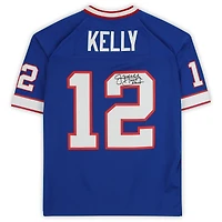 Jim Kelly Buffalo Bills Autographed Royal Mitchell & Ness Legacy Jersey