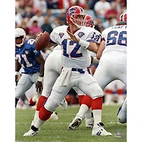 Jim Kelly Buffalo Bills Unsigned Set to Pass Photograph
