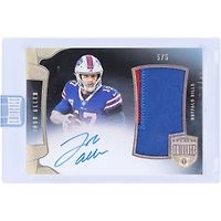 Josh Allen Buffalo Bills Autographed 2024 Panini Eminence Dual-Color Game-Used Relic #JPA-JA #5/5 Card