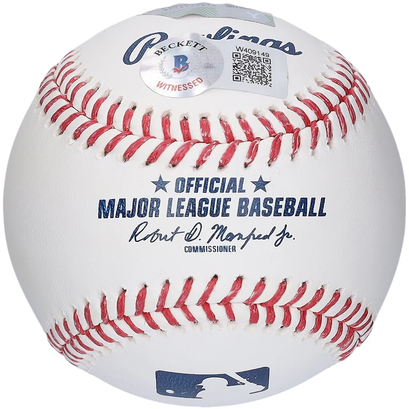 Ballon de baseball autographié par Josh Allen des Buffalo Bills