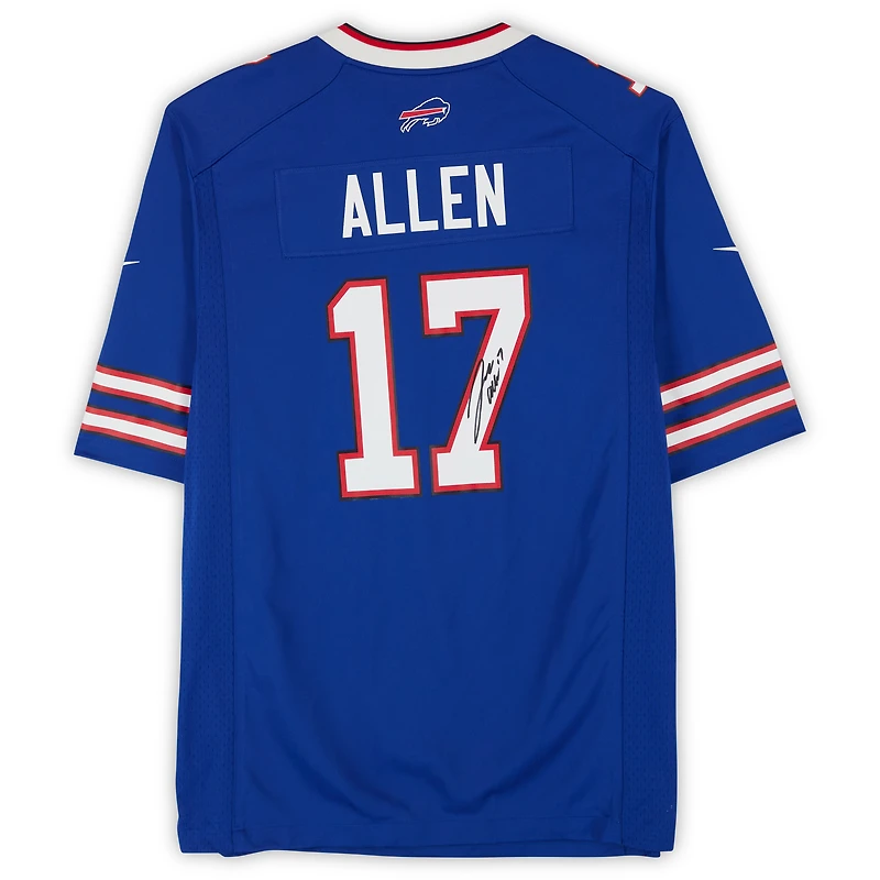 Josh Allen Buffalo Bills Autographed Nike Royal Game Jersey