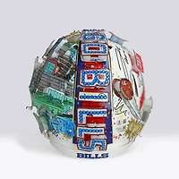 Casque Riddell Speed ​​Authentic 2021-présent, autographié par Josh Allen (Buffalo Bills) - Illustration de Charles Fazzino - WN55916222