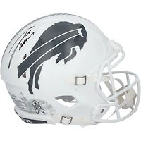 Josh Allen Buffalo Bills Autographed Riddell 2024 Salute To Service Speed Authentic Helmet 