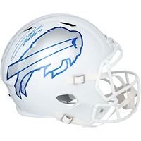 Casque réplique Riddell Rivalry Speed ​​2025 autographié par Josh Allen des Buffalo Bills