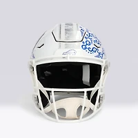 Josh Allen Buffalo Bills Autographed Riddell Rivalry Speed Flex Authentic Helmet - Art by Alex Alpert - Limited Edition #1/1 - UW25