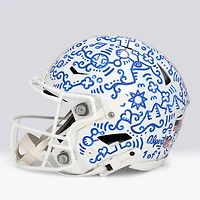 Josh Allen Buffalo Bills Autographed Riddell Rivalry Speed Flex Authentic Helmet - Art by Alex Alpert - Limited Edition #1/1 - UW25