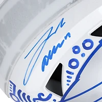Josh Allen Buffalo Bills Autographed Riddell Rivalry Speed Flex Authentic Helmet - Art by Alex Alpert - Limited Edition #1/1 - UW25