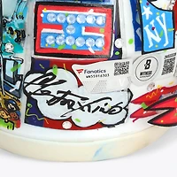 Josh Allen Buffalo Bills Autographed Riddell Speed Mini Helmet - Art by Charles Fazzino - WN55916303