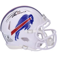 Mini-casque Riddell Speed ​​autographié par Josh Allen (Buffalo Bills)