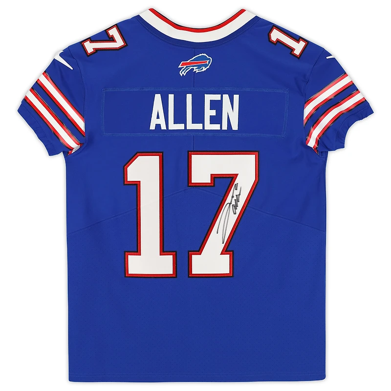 Josh Allen Buffalo Bills Autographed Royal Nike Elite Jersey