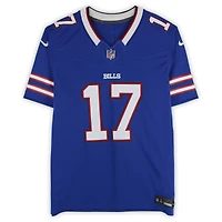 Maillot Nike Vapor F.U.S.E. Royal Limited dédicacé par Josh Allen des Buffalo Bills avec inscription « 24 NFL MVP »