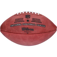 Ballon de football professionnel Wilson Duke entièrement en couleur autographié par Josh Allen Buffalo Bills