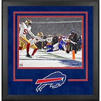 Josh Allen Buffalo Bills Deluxe Framed 16” x 20” Week 13 vs. San Francisco 49ers Snow Touchdown Photograph