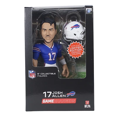 Figurine en vinyle GameChanger de Josh Allen Buffalo Bills série 2 de 6 pouces - Recherchez des variantes de couleurs unies rares