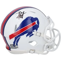 Keon Coleman Buffalo Bills Autographed Riddell Speed Mini Helmet