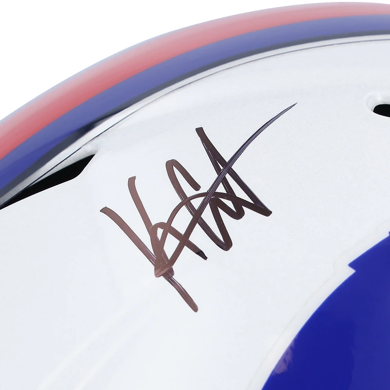 Keon Coleman Buffalo Bills Autographed Riddell Speed Replica Helmet