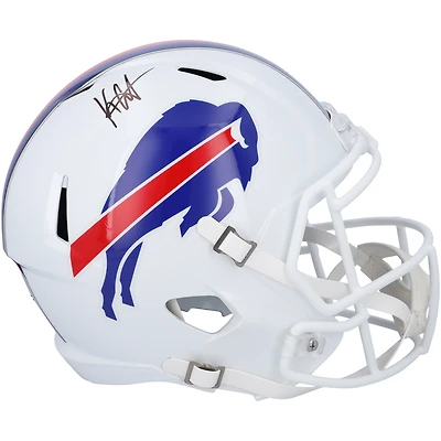 Keon Coleman Buffalo Bills Autographed Riddell Speed Replica Helmet
