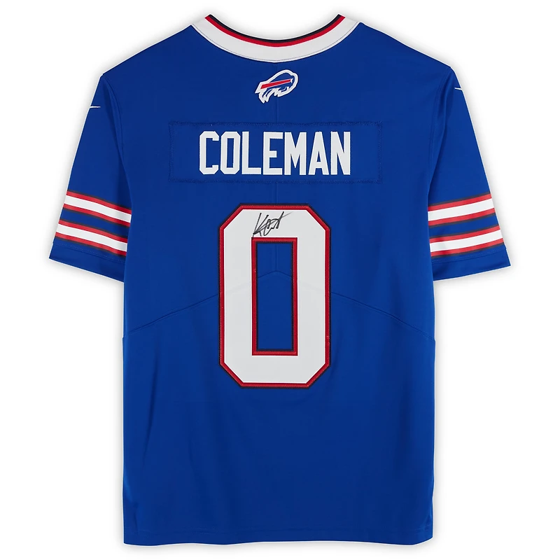 Keon Coleman Buffalo Bills Autographed Royal Nike Limited Jersey