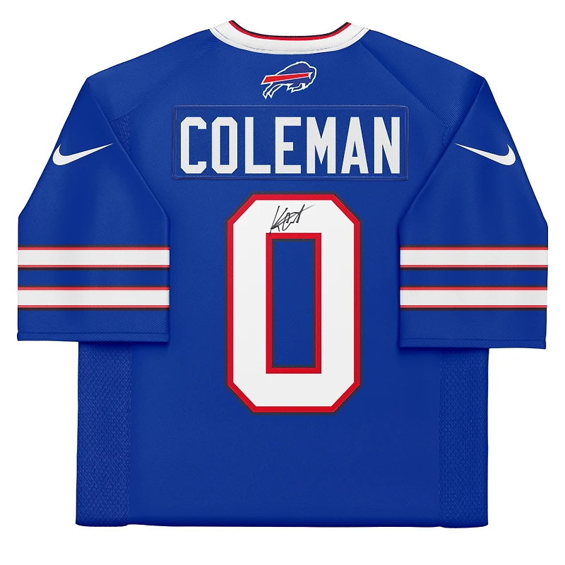 Keon Coleman Buffalo Bills Autographed Royal Nike Limited Jersey
