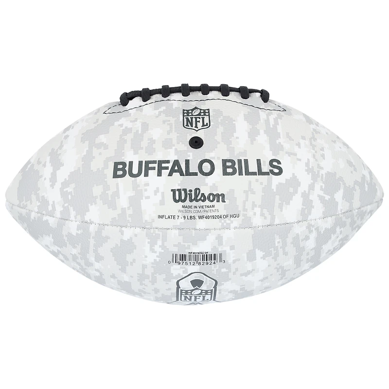 Ballon de football Wilson 2024 autographié par Keon Coleman, Buffalo Bills