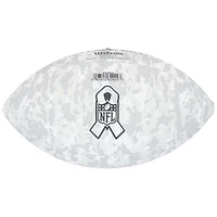 Keon Coleman Buffalo Bills Autographed Wilson 2024 Salute To Service Football 