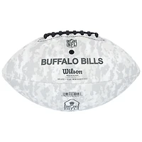 Keon Coleman Buffalo Bills Autographed Wilson 2024 Salute To Service Football 