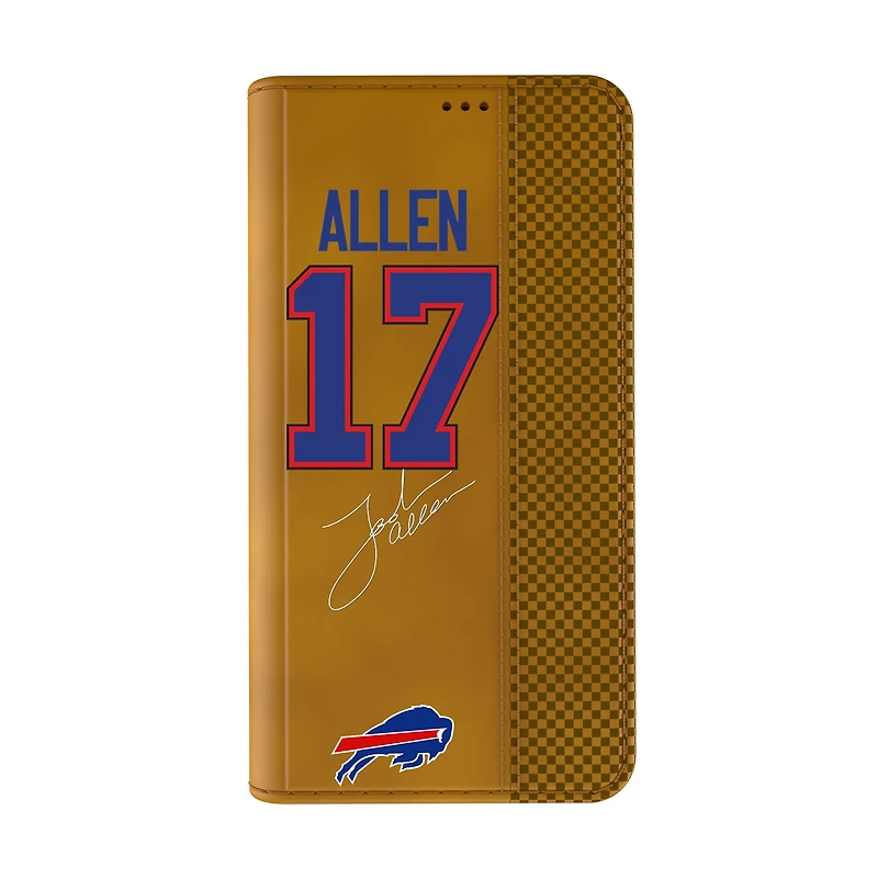 Étui pour iPhone Keyscaper Josh Allen Brown Buffalo Bills Folio