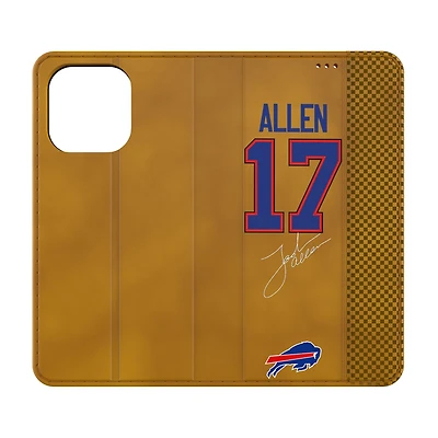 Étui pour iPhone Keyscaper Josh Allen Brown Buffalo Bills Folio