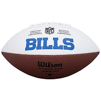 Khalil Shakir & Dalton Kincaid Buffalo Bills Autographed Wilson White Panel Football