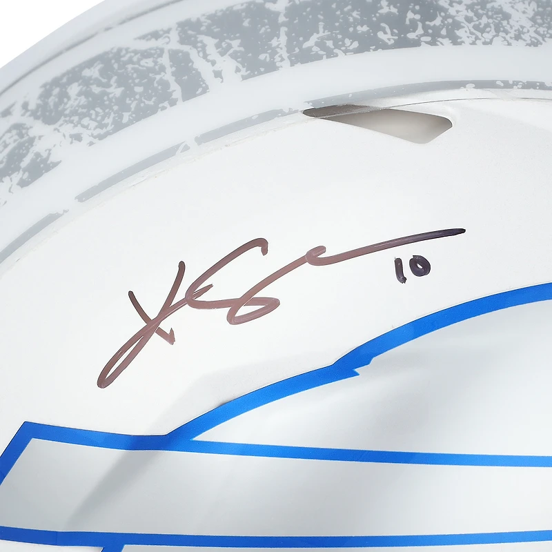 Casque authentique Riddell Rivalry Speed ​​2025 autographié par Khalil Shakir (Buffalo Bills)