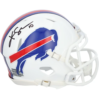 Casque Riddell Speed ​​Mini autographié par Khalil Shakir, Buffalo Bills