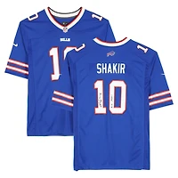Khalil Shakir Buffalo Bills Autographed Royal Nike Game Jersey with "Bills Mafia" Inscription 