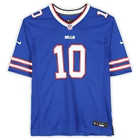Maillot de match Nike Royal dédicacé par Khalil Shakir des Buffalo Bills avec inscription « Bills Mafia »