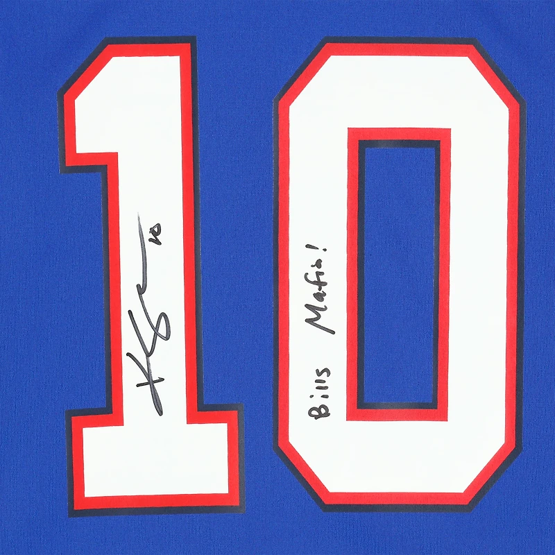 Khalil Shakir Buffalo Bills Autographed Royal Nike Game Jersey with "Bills Mafia" Inscription 