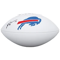 Khalil Shakir Buffalo Bills Autographed Wilson White Panel Football
