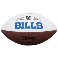 Khalil Shakir Buffalo Bills Autographed Wilson White Panel Football