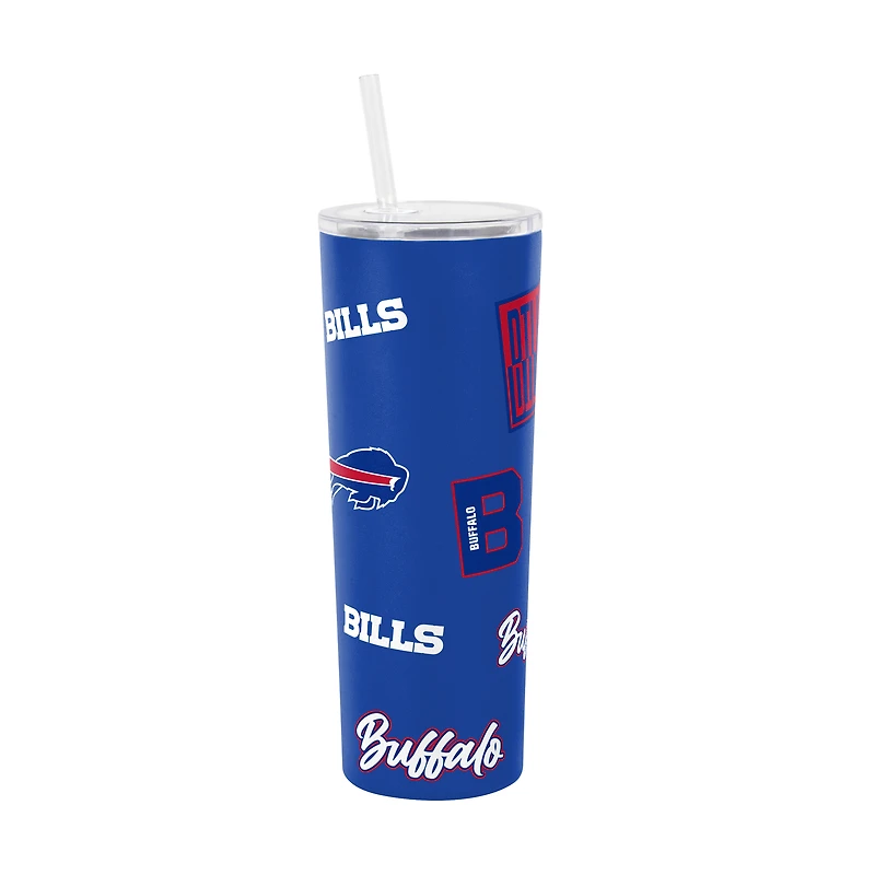 Gobelet isotherme à paille Logo Brands Buffalo Bills 30 oz Dreamweave