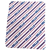 Couverture polaire à rayures verticales classiques Buffalo Bills 50" x 60" de Logo Brands