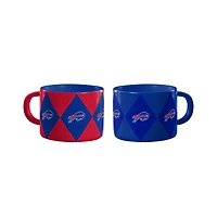 Ensemble de deux tasses à diamant Logo Brands Buffalo Bills