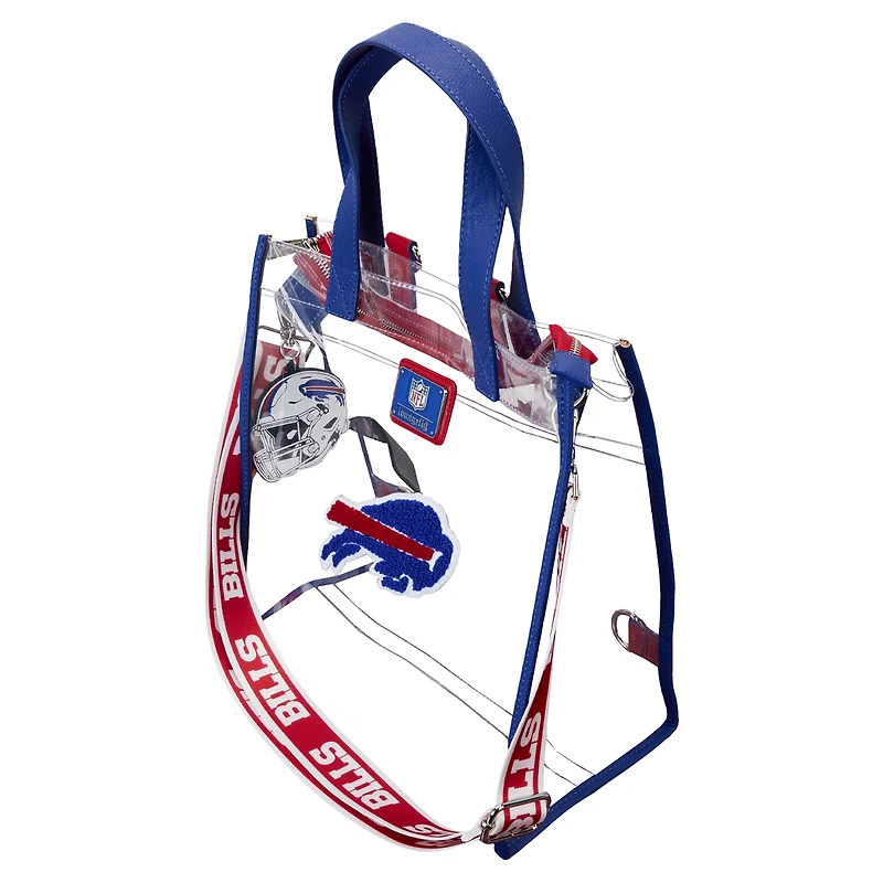 Loungefly Buffalo Bills Clear Convertible Backpack & Tote Bag