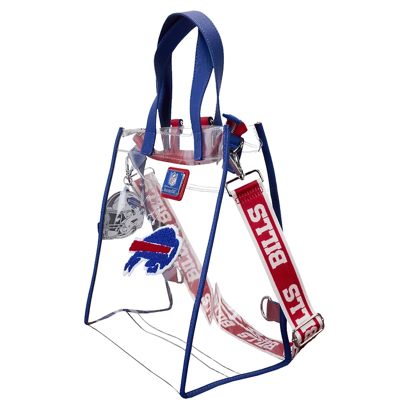Sac à dos et fourre-tout convertible transparent Buffalo Bills de Loungefly