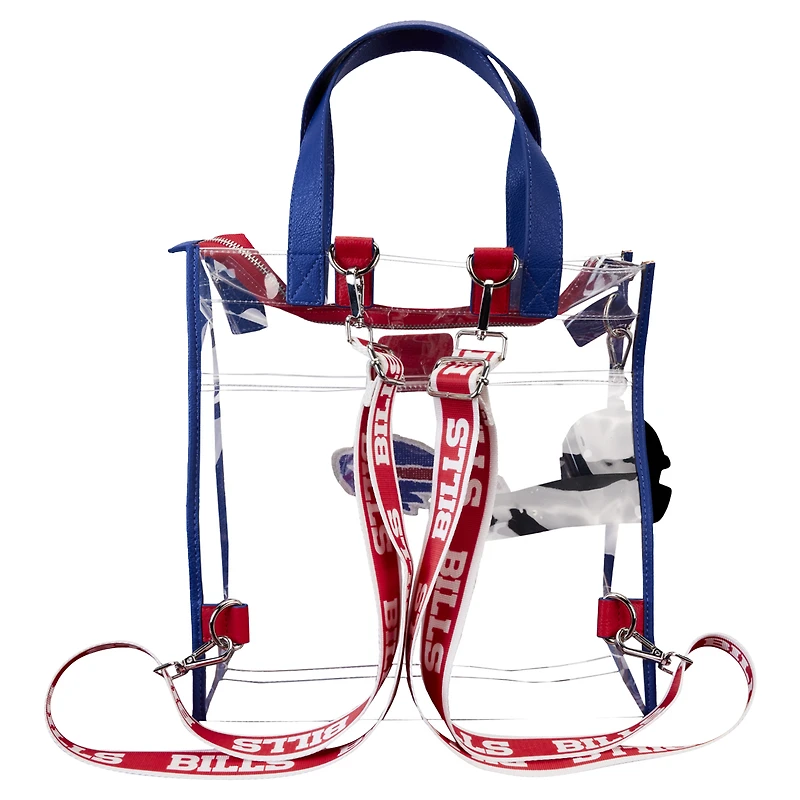 Sac à dos et fourre-tout convertible transparent Buffalo Bills de Loungefly
