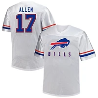 Men's Fanatics Josh Allen White Buffalo Bills Big & Tall V-Neck Fashion Jersey