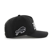 Men's '47 Black Buffalo Bills Attitude Hitch Relaxed Adjustable Hat