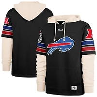 Sweat à capuche noir '47 Buffalo Bills Split Zone Cornerback Duo pour homme