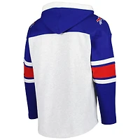 Chandail à capuchon lacets gris chiné pour hommes '47 Buffalo Bills Gridiron